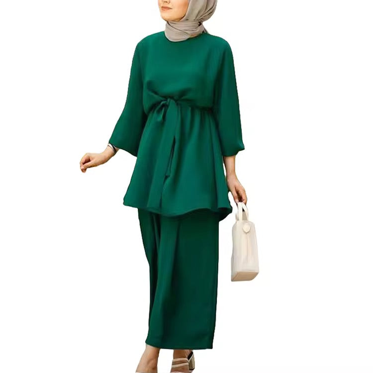 Premium Modest Two-Piece Co-Ord Set for Women