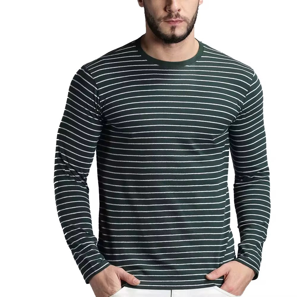 Premium Striped Long Sleeve T-Shirt