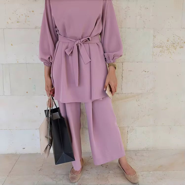 Premium Modest Two-Piece Co-Ord Set for Women