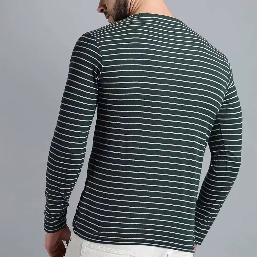 Premium Striped Long Sleeve T-Shirt