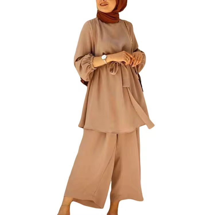 Premium Modest Two-Piece Co-Ord Set for Women