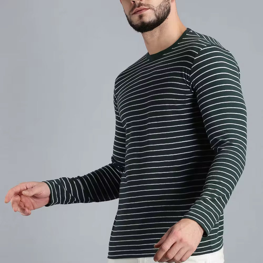 Premium Striped Long Sleeve T-Shirt