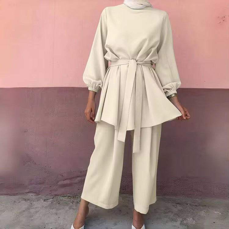 Premium Modest Two-Piece Co-Ord Set for Women