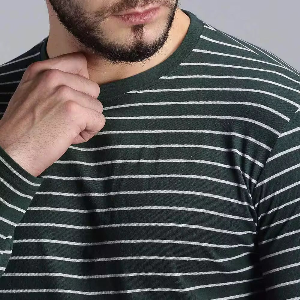 Premium Striped Long Sleeve T-Shirt