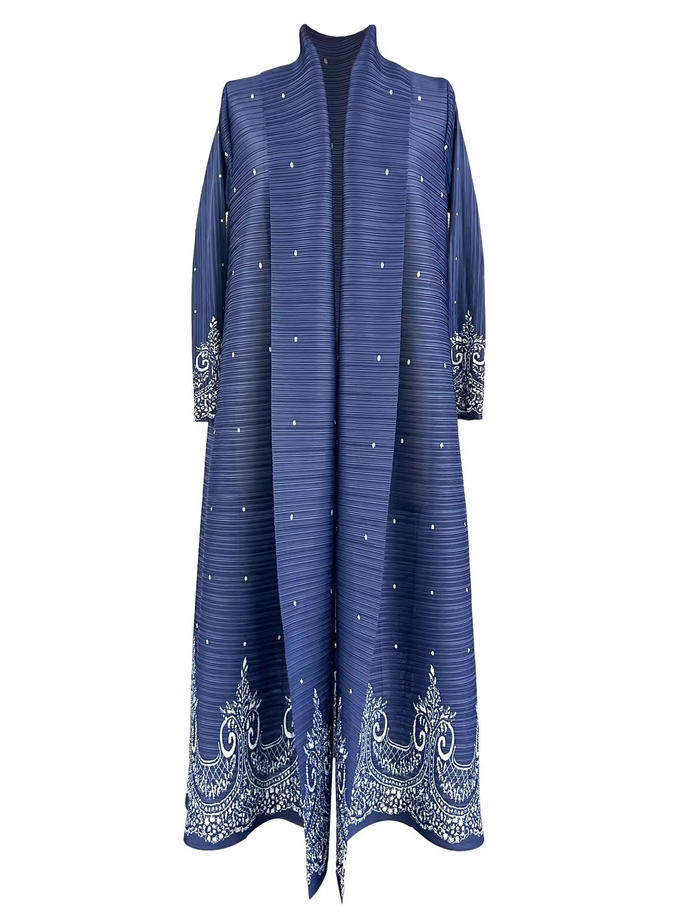 Luxury Embroidered Open Abaya for Women