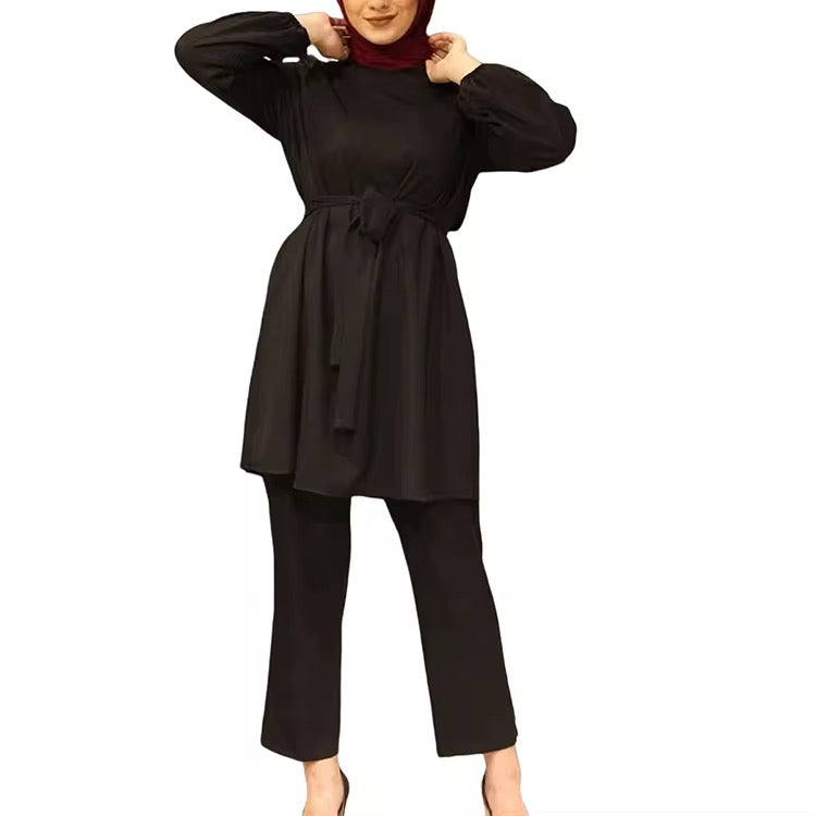 Premium Modest Two-Piece Co-Ord Set for Women