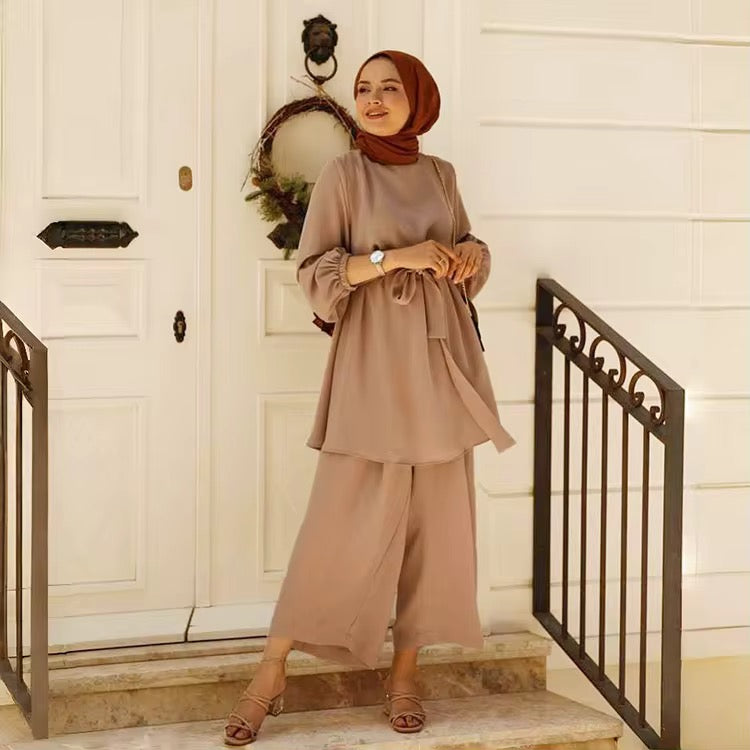 Premium Modest Two-Piece Co-Ord Set for Women