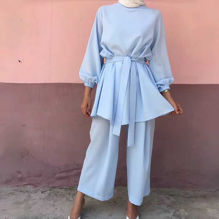 Premium Modest Two-Piece Co-Ord Set for Women